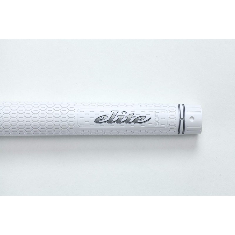 elitegrips TD50 Soft Golf Grips, Set of 7, Silver White,