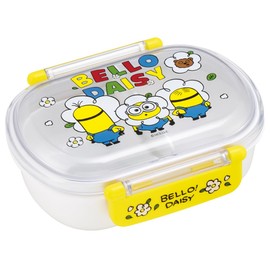 Skater QAF2BAAG-A Children's Lunch Box, 12.2 fl oz (360 ml), Fluffy Dome, Minions, 24 Minions, Antibacterial, Made in Japan