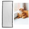 Black Portable Pet Gate Fence Foldable Small Animal Protective Fence