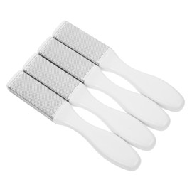 FRCOLOR 4pcs Pedicure Files for Foot Care Exfoliating Tools for Callus Removal Non- Handheld Design for Easy Use for Home and Salon Treatments