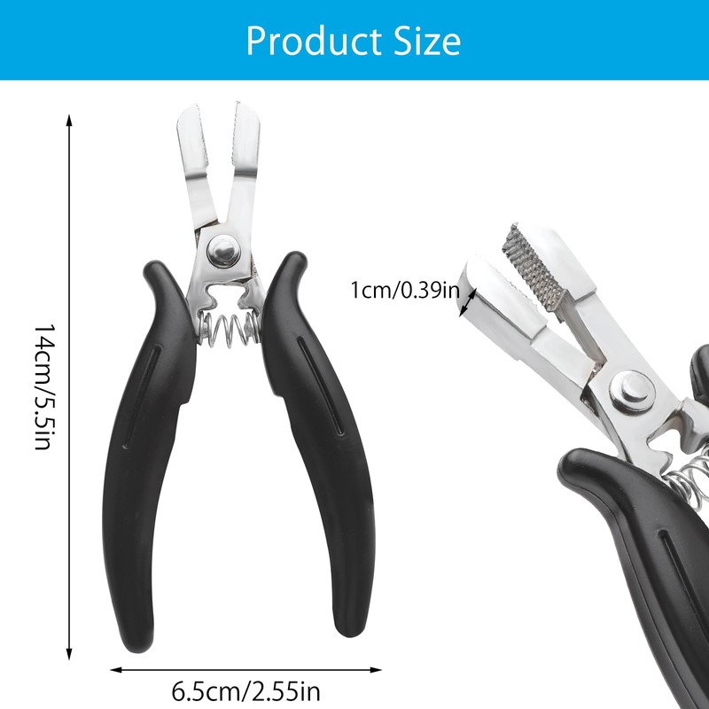 Extensions Pliers, Bonding Pliers for Removing Dreadlocks Extension Bonding Remover