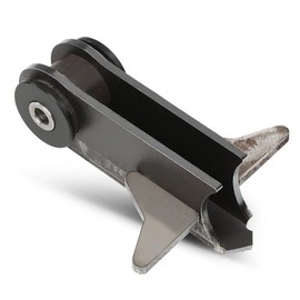 G-PLUS Front Passenger Axle Upper Control Arm Bracket Kit Compatible with Jeep TJ LJ MJ XJ ZJ 1984-2006 Black