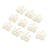 100PCS Metal Crown Paper Clips Multifunctional Rustproof Electroplating Process Prevent