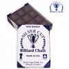 Silver Cup Billiard Pool Cue Chalk - Box of 12