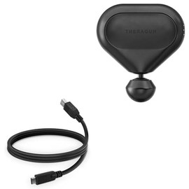 BoxWave Cable Compatible with Therabody Theragun Mini - DirectSync - USB B to USB 3.1 Type C, USB B to C Sync Cable - 3ft - Black