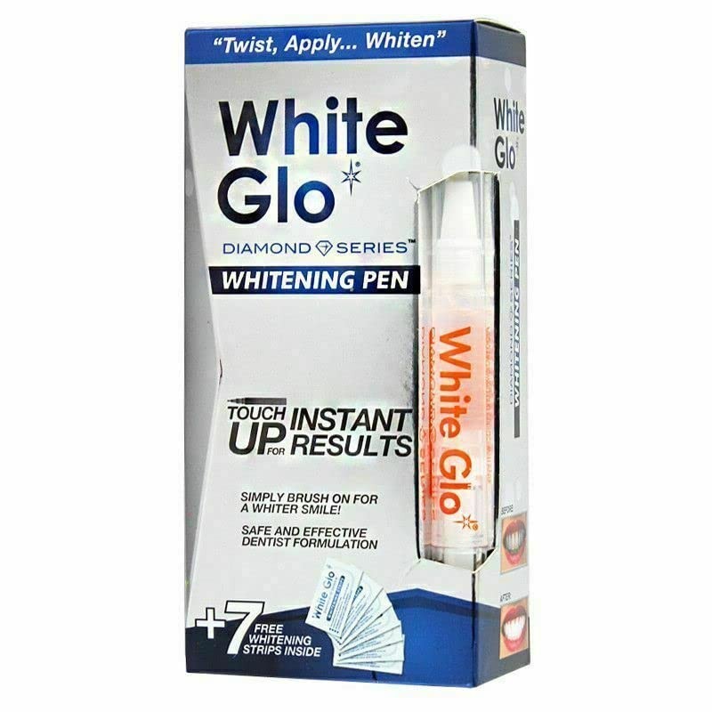 White Glo Diamond Series Whitening Pen with Strips