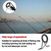 FishTrip Rod Repair Kit 40pcs Fishing Rod Tip Guide Repair