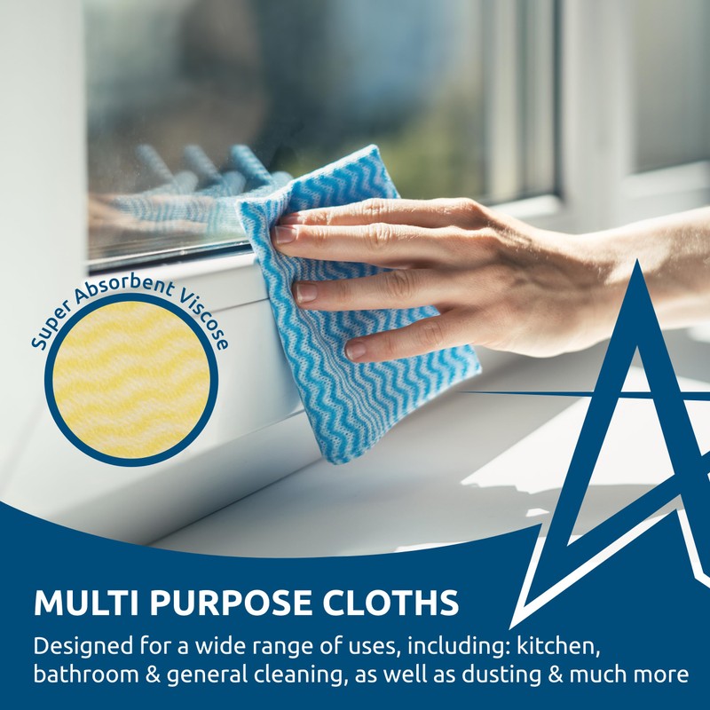 Andarta - Yellow J-Dish Cloths - Pack of 50 (35