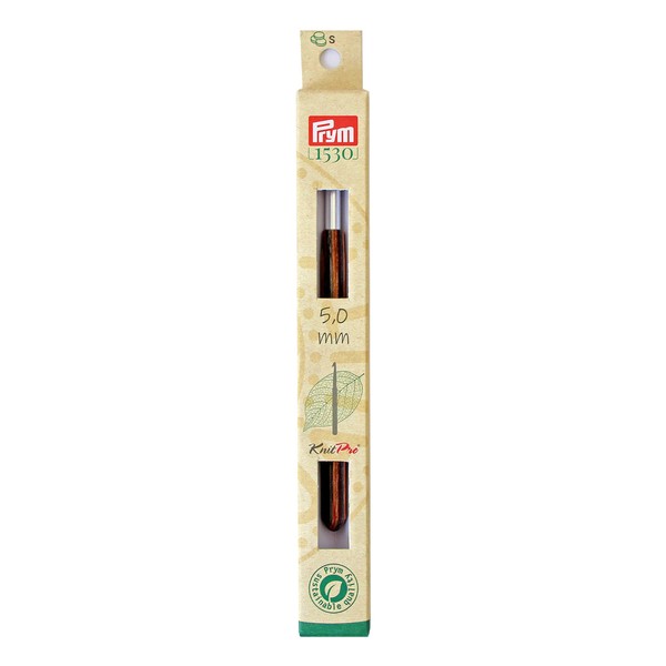 Prym 223516 Woll-Häkelnadel NATURAL 5,00 mm