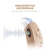 JINGHAO A Pair of Digital Hearing Aid Aids Kit Behind