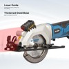 G LAXIA Mini Circular Saw, 4-1/2"" 3400RPM Cordless Circular Saw