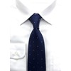 (ヒロコ コシノ オム)HIROKO KOSHINO HOMME ネクタイ ドット 003254-20000-3002 02 紺ベース、ホワイトドット