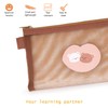 CHEERYMAGIC Clear Pencil Case, Cute Mesh Zipper Pencil Bags Exam