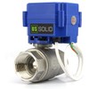 U.S. Solid 1 Inch Motorised Ball Valve, Stainless Steel, 220
