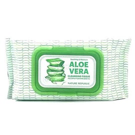 Nature Republic Aloe Vera Cleansing Tissue 2 Packs 160 Sheets / 네이처리퍼블릭 알로에베라 클렌징 티슈 2팩 160매
