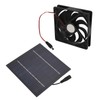 10W Solar Powered Panel Exhaust Fan Mini Ventilator Waterproof for