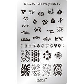 Konad Stamping Schablone XL 05