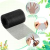 Windyun Gutter Guards Roll Black Plastic Guards Mesh Downspout Pipe