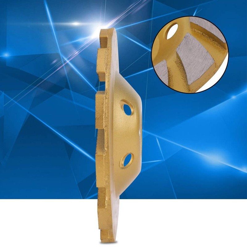 10 Cm Segmentschleifscheibe, Steinschleifscheibe, Schleifscheibe für Beton, Marmor, mit Luftlöchern