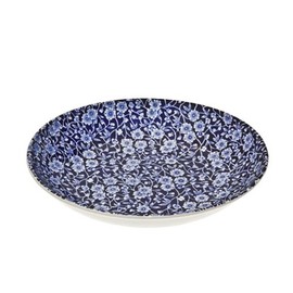 Burleigh Dark Blue Calico Pasta Bowl 23 cm