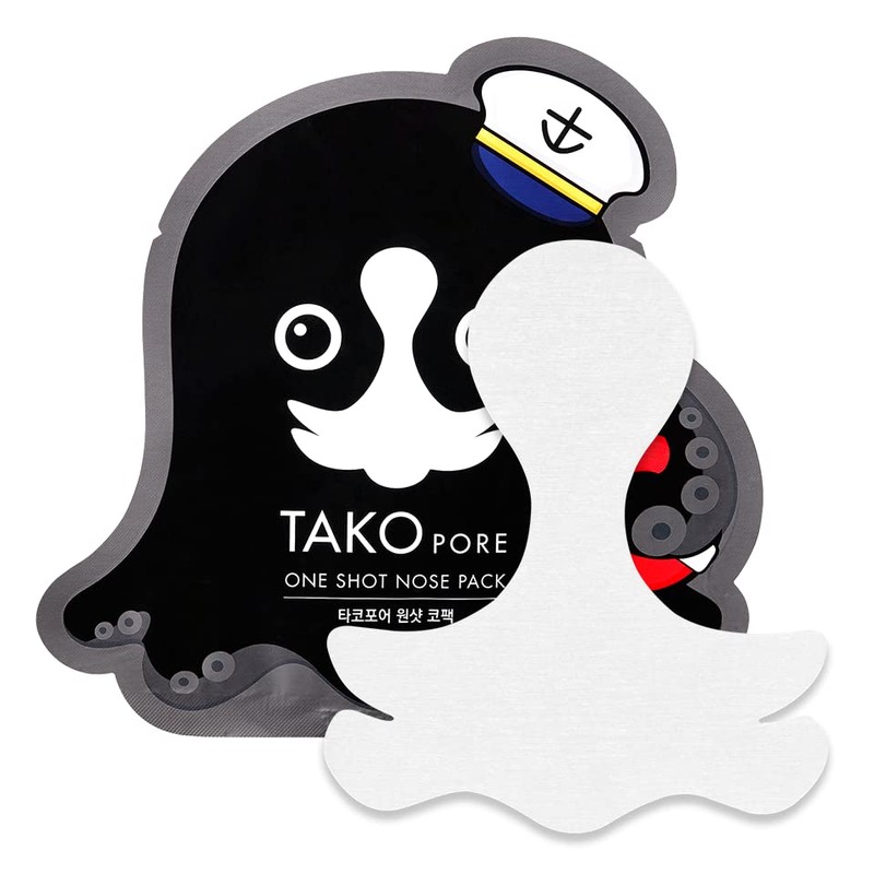 TONYMOLY Tako Pore One Shot Nose Pack, 3 Pack -