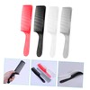 PACKOVE 4pcs Men Hair Cutting and Styling Comb Round Handle