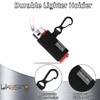 Likesing Retractable Lighter Leashes, Bi'c Lighter Holder Key Chain for