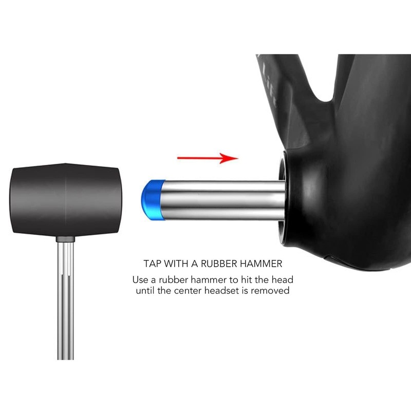 SUNGOOYUE Bicycle Headset Cup Removal Tool, Press In Hollow Cycling
