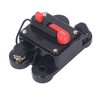 Circuit Breaker Manual Reset 1/4in Overcurrent Protection DC 12‑48V for