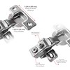 Berta (2 Pieces) 3/8 inch Overlay Face Frame Soft Closing