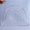 Rainbow Router Template, Clear Acrylic Template, Woodworking Router Template