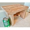 Classic Amish Reclaimed Wood Stool. Natural, Rustic, Solid. Versatile Home