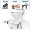Toilet stool Wood, Foldable Poop stool for Adult, 7" Wooden
