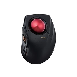 Elecom Trackball Mouse / Index Finger / 8 Buttons / Wired / Wireless / Bluetooth / Black