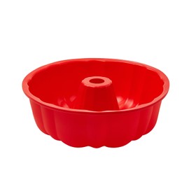 Molde de silicona para tartas, moldes de silicona para pasteles, molde antiadherente de 25,4 cm para gelatina, gelatina, pasteles, moldes de silicona para hornear, molde redondo para hornear (1