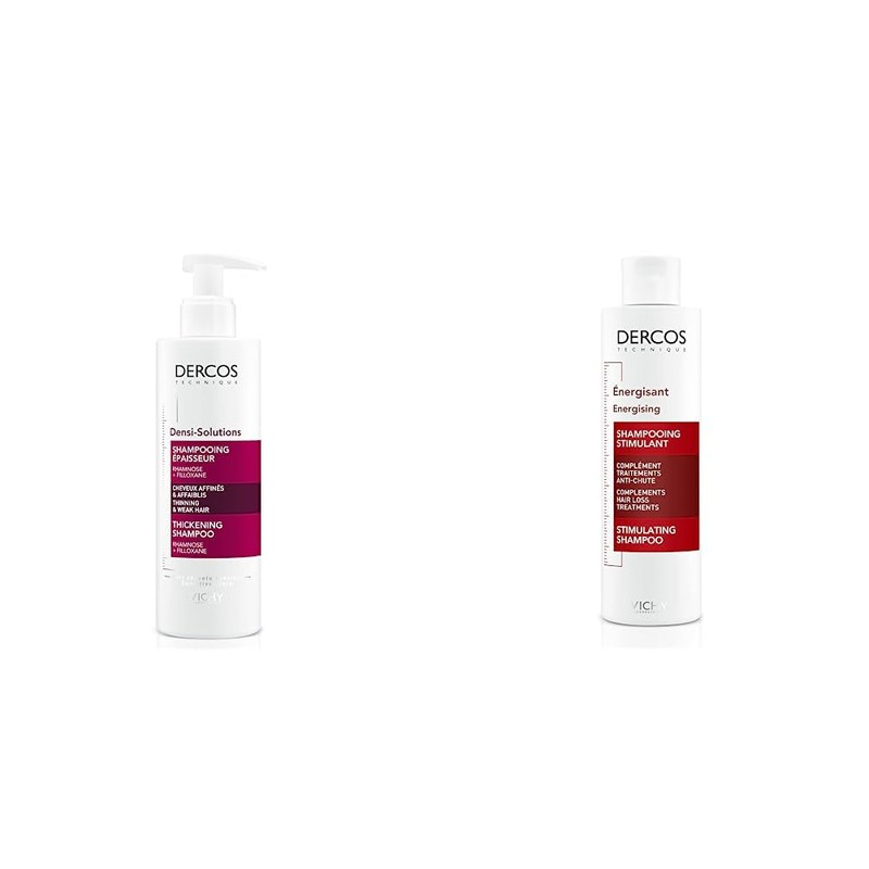 Shampoo Dercos Densisolution para más densidad del cabello, 250ml Shampoo