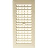 Decor Grates PL410-AL 4-Inch by 10-Inch Plastic Floor Register, Almond