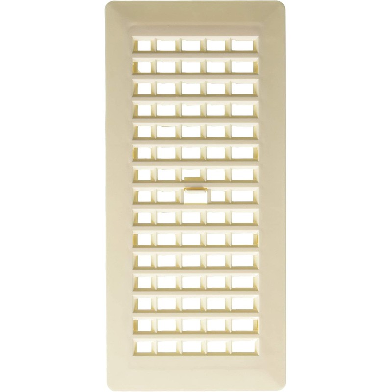 Decor Grates PL410-AL 4-Inch by 10-Inch Plastic Floor Register, Almond