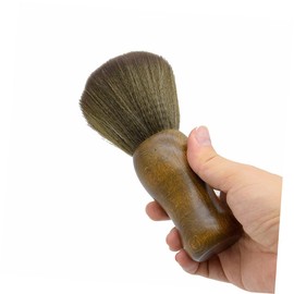 Healvian Hairbrush for Slick Back Barber Brush Hair Removal Hair Cleaning Wooden Handle Lint Remover