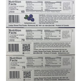 Raincoast Crisps Variety by Lesley Stowe - Blueberry & Almond Crackers | Salty Dates & Almond | Rosemary & Pecan Bundled With Kokobunch Kit | 3 PACK - 5.3oz