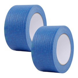 Eulihent 2 Rolls Blue Masking Tape Painters Tape 48mm x 50m Wide Masking Tape for Painting, Waterproof Decorating Tape for Painting and Decorating, Indoor & Outdoor