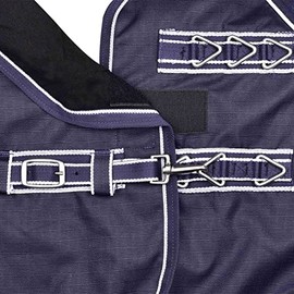 WALDHAUSEN Economic Outdoor Blanket Fleece Midnight Blue 125 cm 125 cm Blue