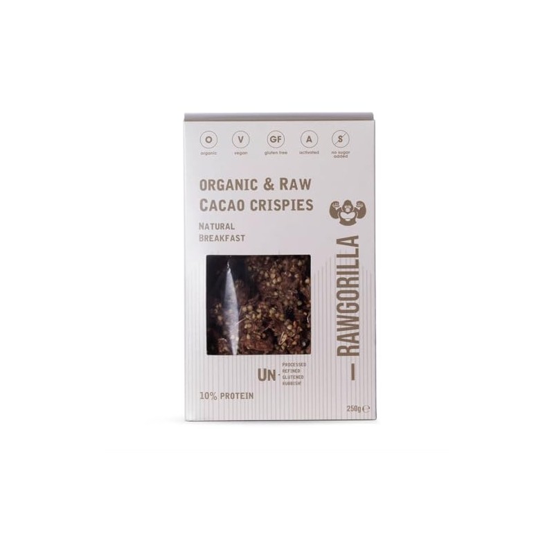 Raw Gorilla Cacao Crispies - 250g | Single
