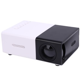 Dpofirs Mini Projector - Portable 1080P HD Projector, Home Theater Movie, Support USB AV Storage Card, Portable Small Movie for Phones Laptops (AU Plug)