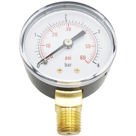 YIAOSUA ECX270861 0-60 PSI Boxed Pressure Gauge fits Select Hayward Sand and D.E. Filter s140t s144t s220t s244t