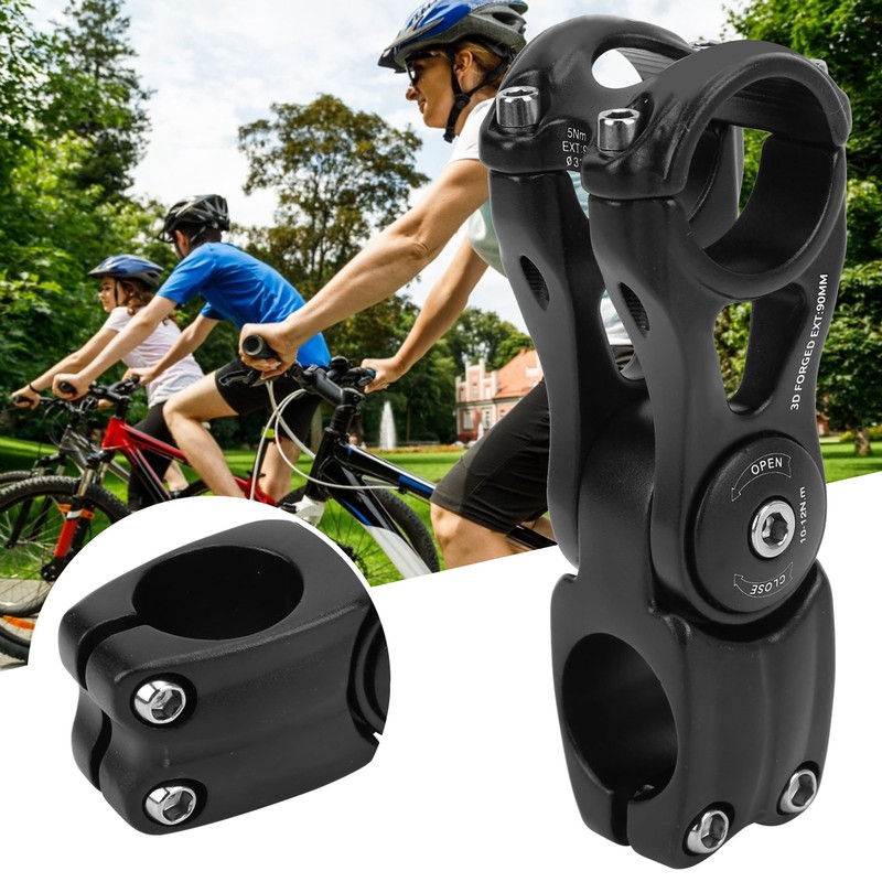 Aluminum Alloy Mountain Bicycle Adjustable Hollow Handlebar Stem Cycling Stems