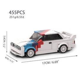 MIKEMENG 455PCS MOC Speed Champions Racing Car Sports Model Garage Sets Building Blocks Famous Racers City Vehicle Technique DIY Bricks Toys(M10241)