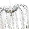 Contemporary Waterfall Designed Pendant Light Shade with Transparent Acrylic Droplets