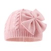Winter Warm Knitted Baby Hat for Girls Cotton Lined Infant