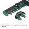 sourcing map Socket Organizer 1/4" Drive x 12 Clips Portable
